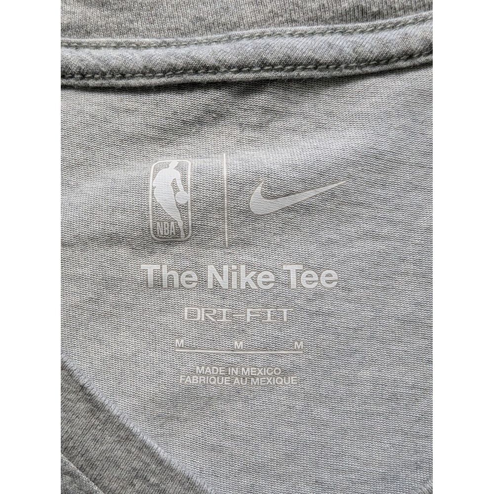 Utah Jazz Nike Tee Short Sleeve V Neck Women's Size Medium Gray - Picture 3 of 9